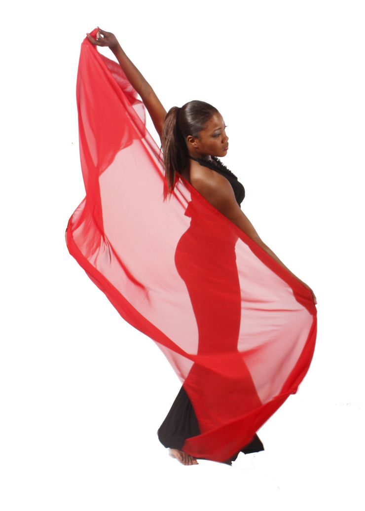 Belly Dance Chiffon Veil without Sequins