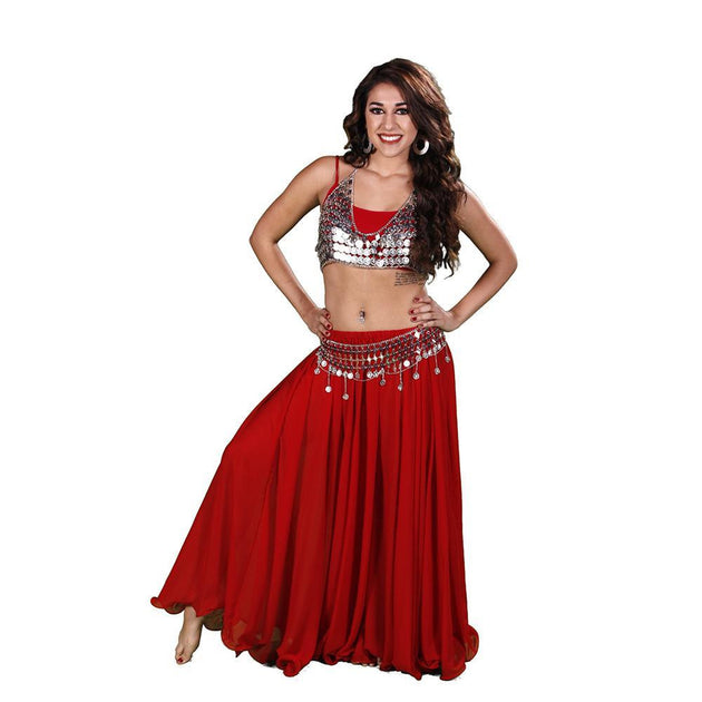 Miss Belly Dance Women's Velvet Coin Bra-Top : : Clothing, Shoes &  Accessories