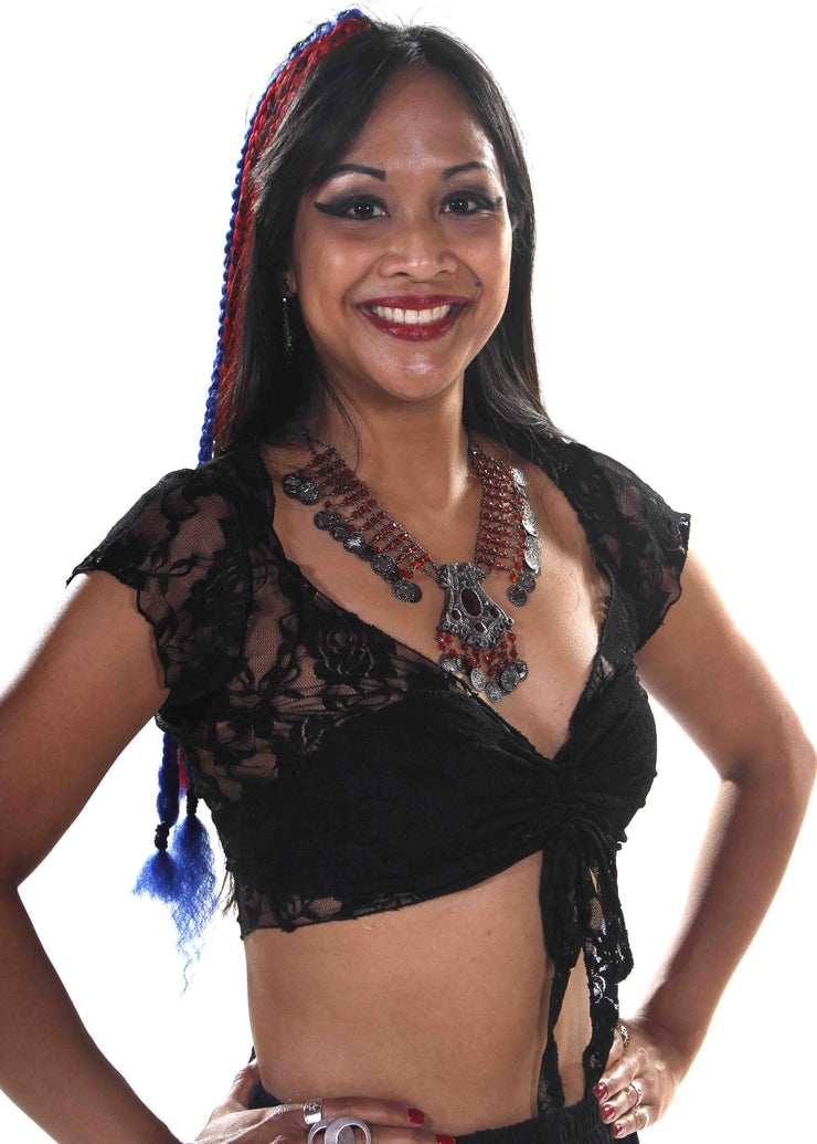 Belly Dance Lace Choli Top | LACED WITH LOVE