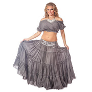 Belly Dance Skirt, Top, & Coin Belt Costume Set | SPINNING SPIRIT
