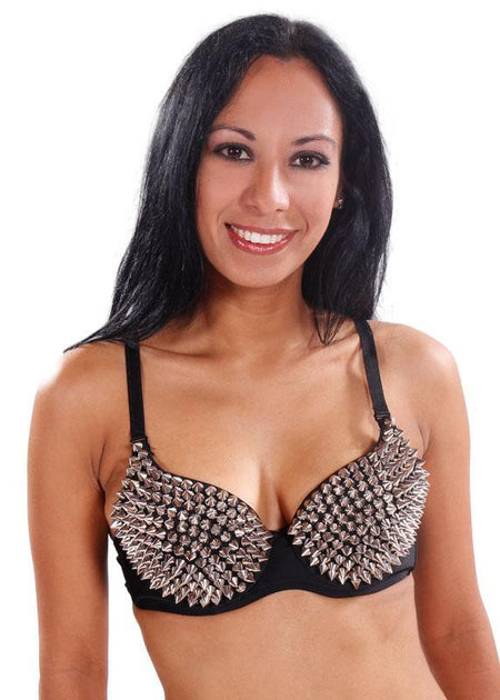 Belly Dance Tribal Green Patterned Bra with Coins