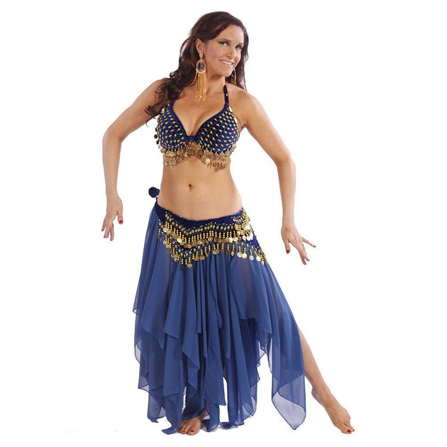New Women Belly Dance Costume BRA+belt 2 Piece/Set Belly Dancing