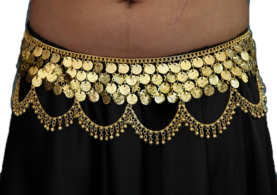Belly Dance Belt With Loops & Coins – MissBellyDance