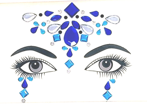 Halloween Face Crystal Sticker