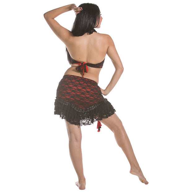 Belly Dance Skirt & Halter Top Set | PERA TRIBES/MACAESMA