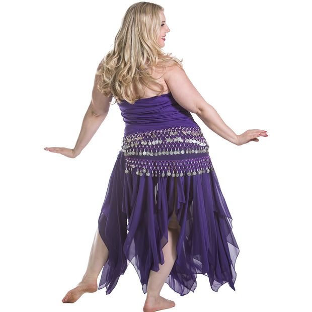Belly Dance Skirt, Top, & Hip Scarf Costume Set | FESTIVAL FLARE
