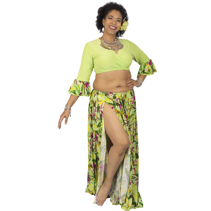 Belly Dance Top, Skirt & Coined Belt| Heidi's Paradise