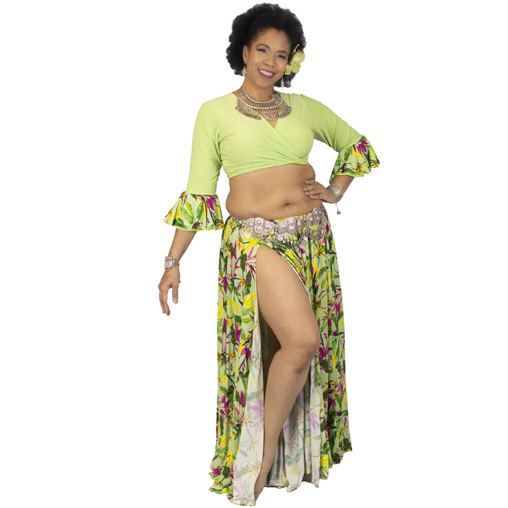 Belly Dance Top, Skirt & Coined Belt| Heidi's Paradise