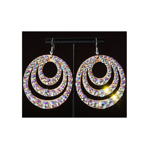 Belly Dance Rhinestone Earrings