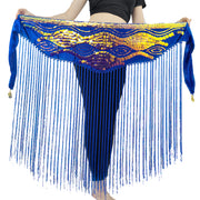 Belly Dance Fringe Hip Scarf with Palettes