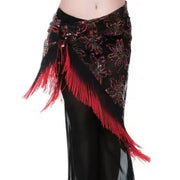 Belly Dance Sequins Fringe Scarf