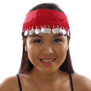 Belly Dance Head Scarf with Coins |  Lalaine