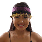 Belly Dance Head Scarf with Coins |  Lalaine