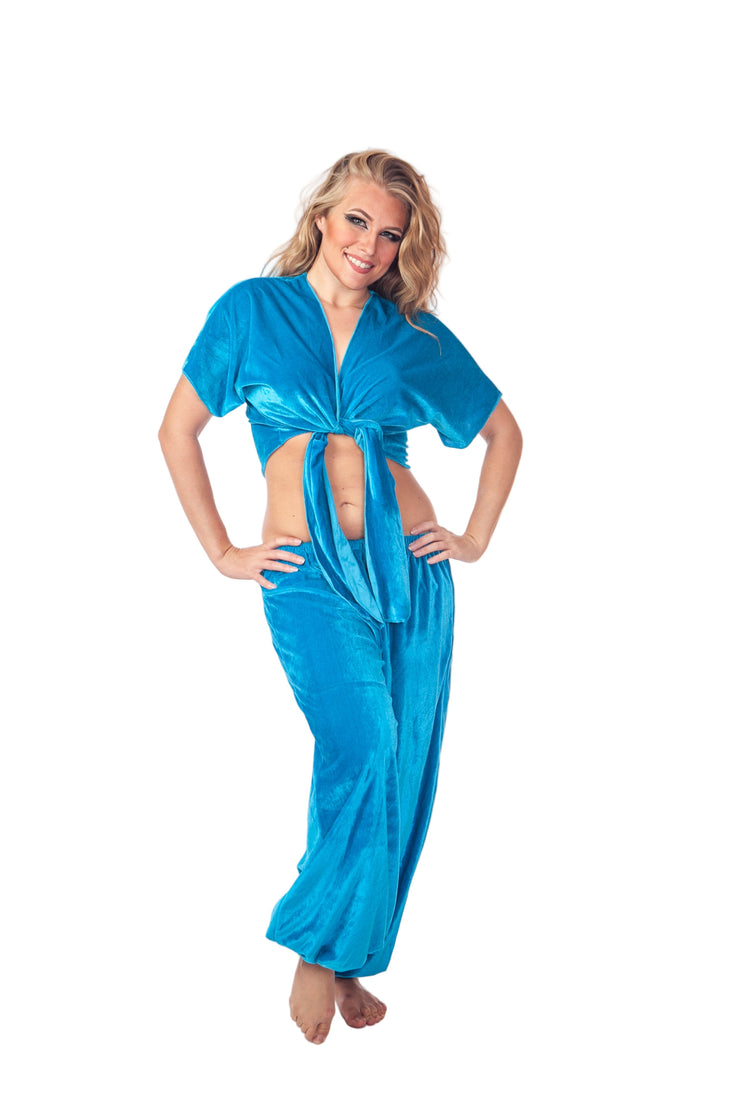 Belly Dance Velvet Choli Top |  SERENE DREAM