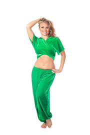 Belly Dance Velvet Choli Top |  SERENE DREAM