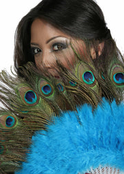 Belly Dance Accessories Peacock Feather Fan