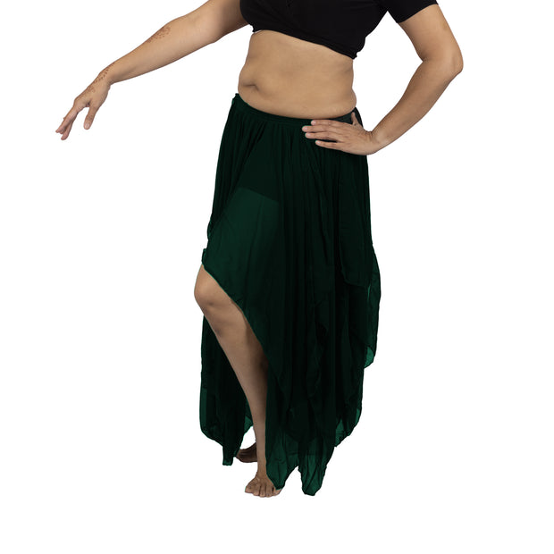 Belly Dance 13 Panel Chiffon Skirt