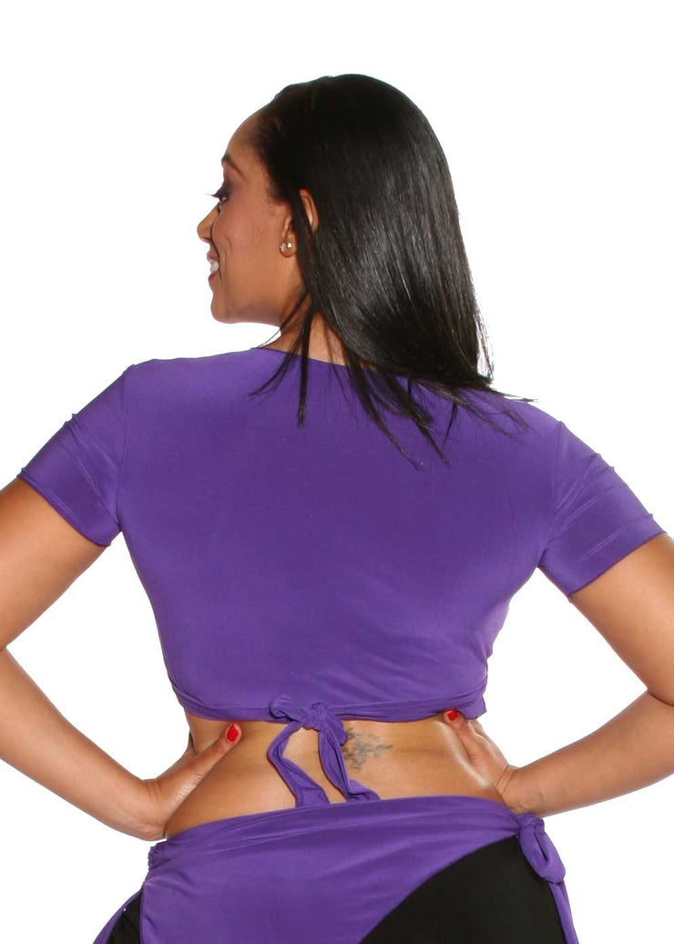 Lycra Stretchy Choli Tie Top | BOLLY CHOLI