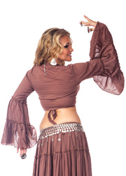 Belly Dance Tribal Bell-Sleeve Cotton Top | BELL ROMPI 2