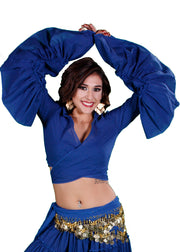 Belly Dance Tribal Bell-Sleeve Cotton Top | BELL ROMPI 2