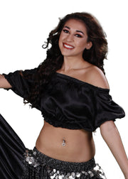 Belly Dance Satin Strapless Top | Pleasant Princess Top