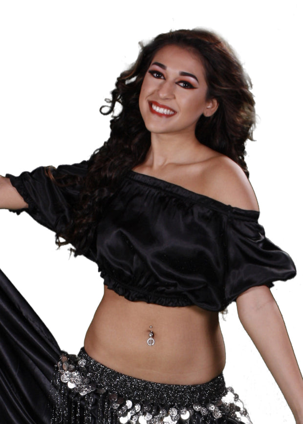 Belly Dance Satin Strapless Top | Pleasant Princess Top