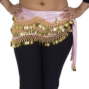 Belly Dance Velvet Wavy Design Hip Scarf | LAYERED LEBNANIYA