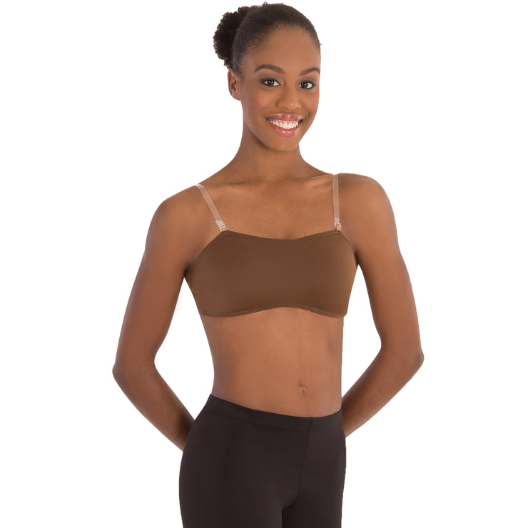 Body Wrappers Padded Bra With Clear Straps