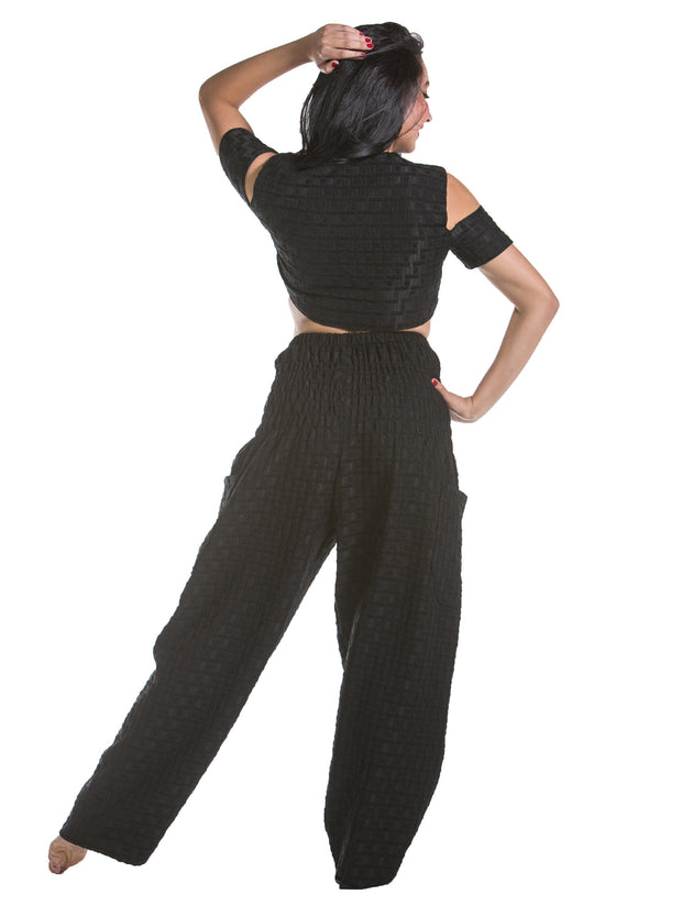 Belly Dance Patterned Top with Should Cut-Outs | MODERN MASRI