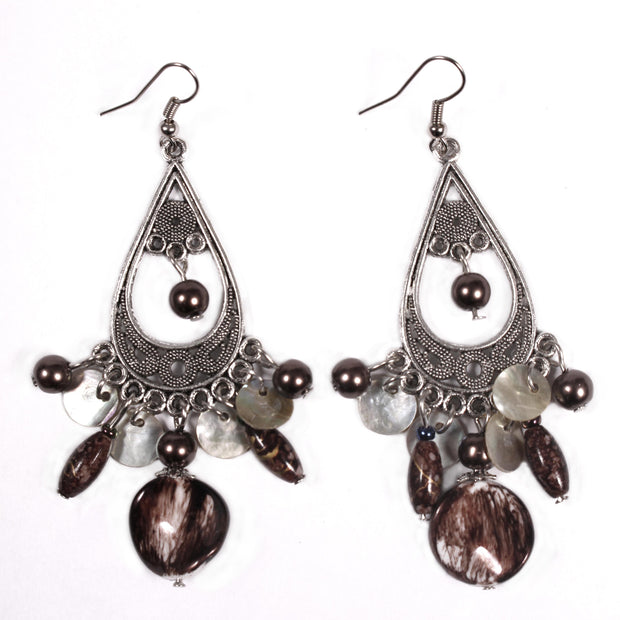 Belly Dance Color Stone Earrings | PAISLEY TEARS