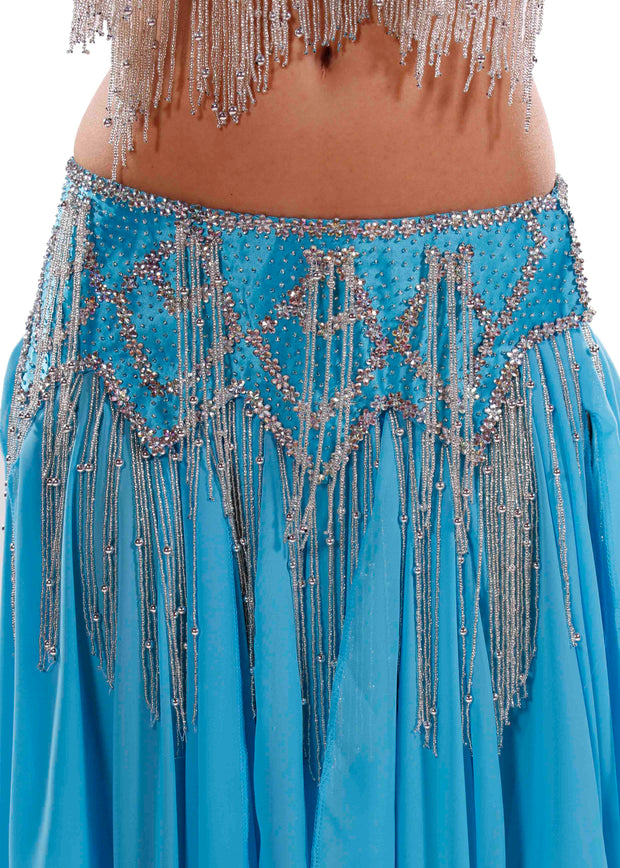 Belly Dance Professional Bra & Belt Costume Set |