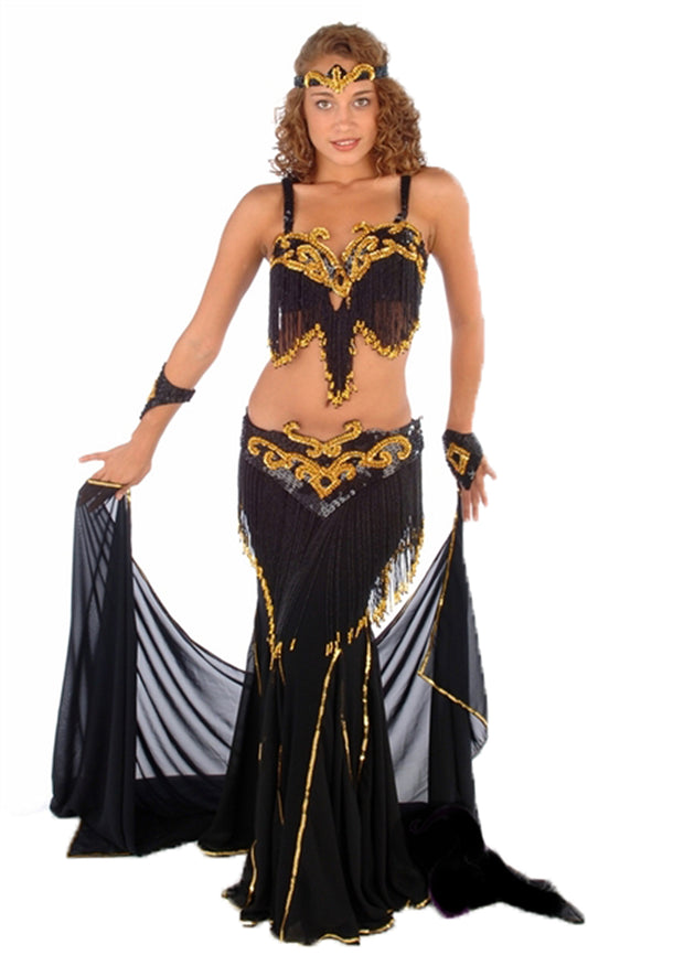Belly Dance Professional Bra & Belt Costume Set