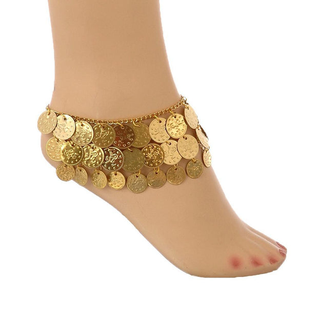 Belly Dance Anklet with Coins