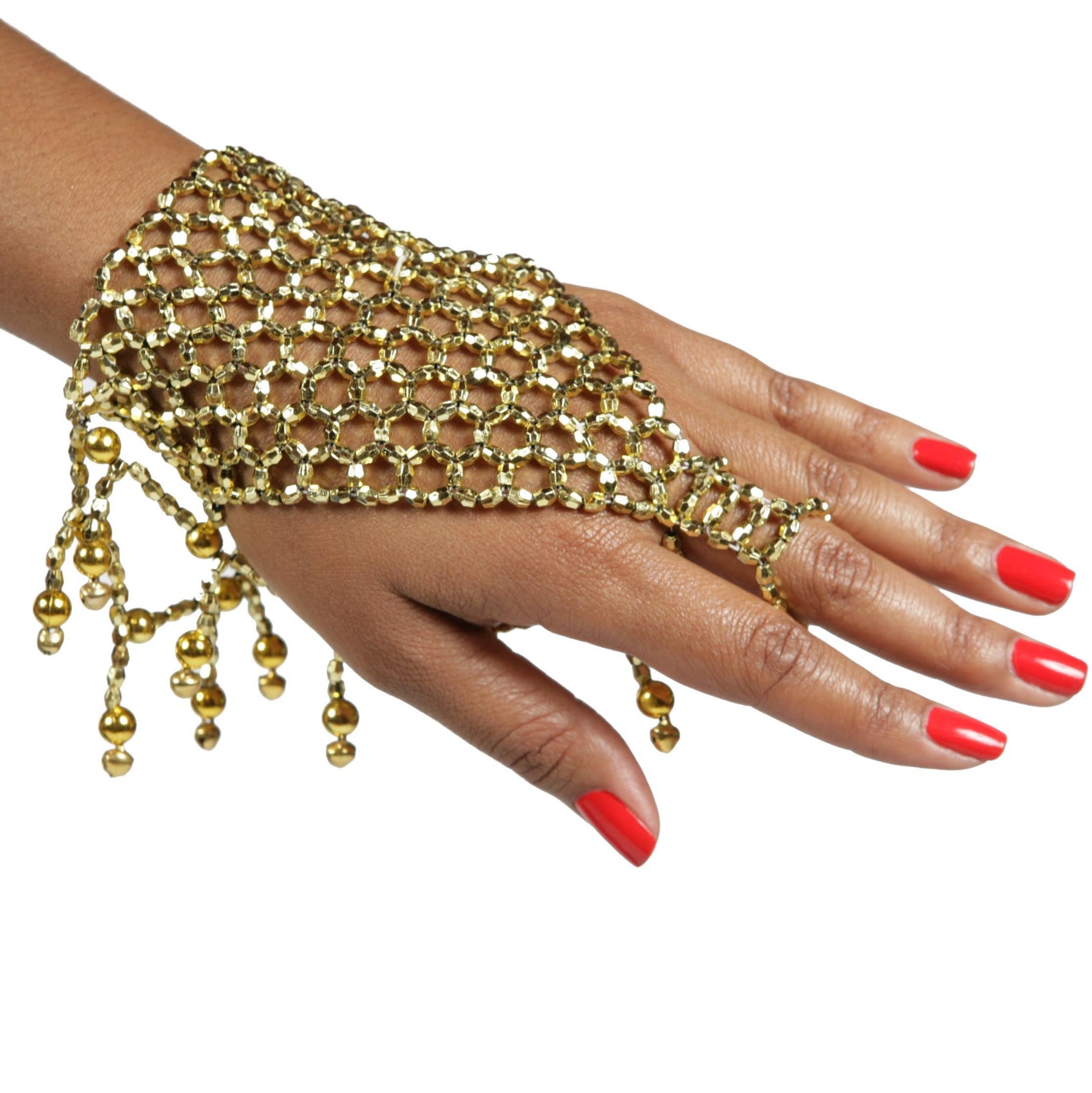 Belly Dance Beaded Slave Bracelet | MESH MASRIYAT - 4.99 USD –  MissBellyDance