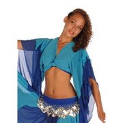 Belly Dance Chiffon 2-Color Choli Top | TOURNE AND SWIRL