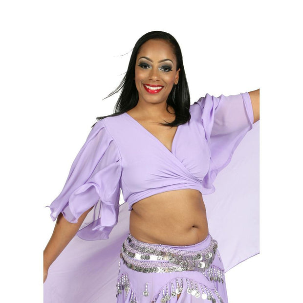 Belly Dance Chiffon Choli Top | PERA PASTEL