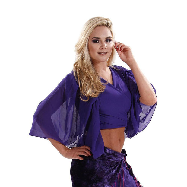 Belly Dance Chiffon Choli Top | PERA PASTEL