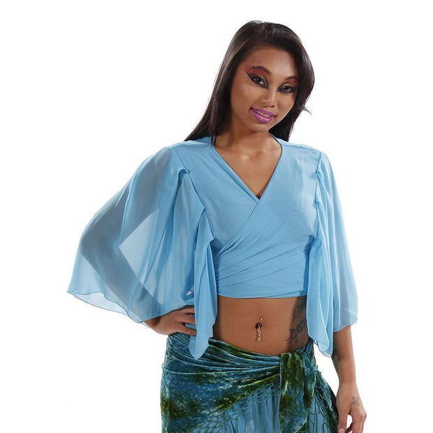 Belly Dance Chiffon Choli Top | PERA PASTEL