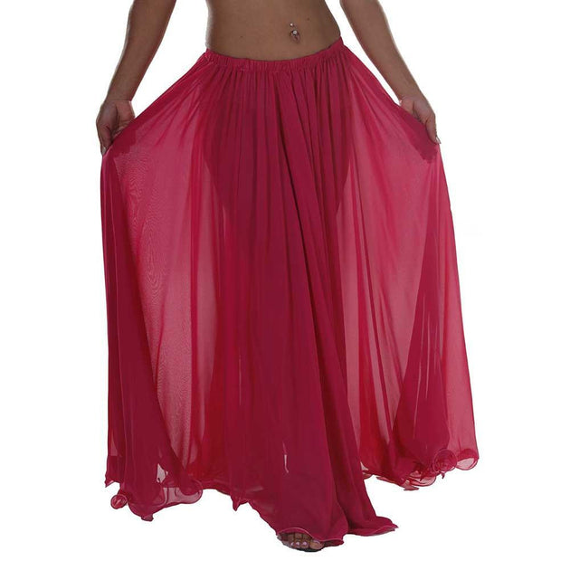 Belly Dance Chiffon Full Circular Skirt - 44.99 USD – MissBellyDance