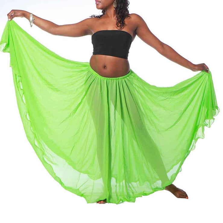 Belly Dance Chiffon Full Circular Skirt