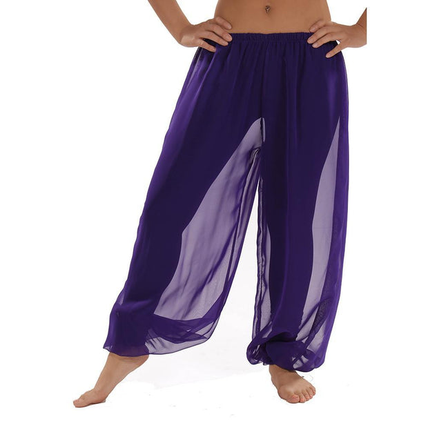 Belly Dance Chiffon Harem Pants | SHEER SHADOW