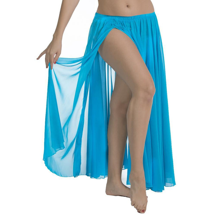 Belly Dance Chiffon Skirt With Side Slit Simply Sheer 2999 Usd Missbellydance 