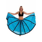 Belly Dance  Cotton Circular Skirt withTrim | TANOR SKIRT