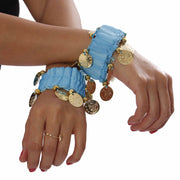 Belly Dance Coined Wrist Bands | WRIST JINGLE