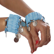 Belly Dance Coined Wrist Bands | WRIST JINGLE