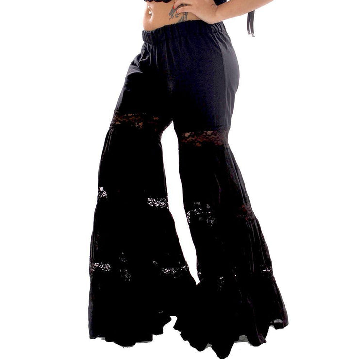Belly Dance Cotton & Lace Harem Pants | BEYOND THE EXPO