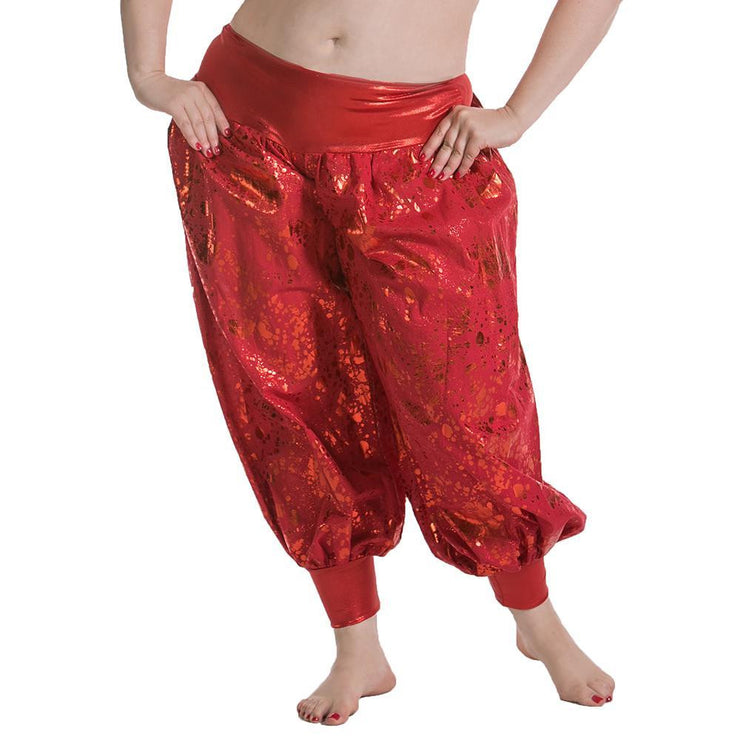 Belly Dance Cotton Patterned Harem Pants | DAZZLE DANCE PANTS