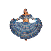 Belly Dance Design Tribal 25 Yard Skirt | DANADANA