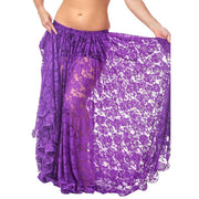 Belly Dance Full Circular Lace Skirt | ROSEIH