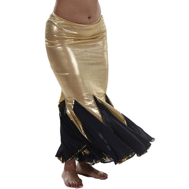 Belly Dance Glossy Lycra Mermaid Skirt
